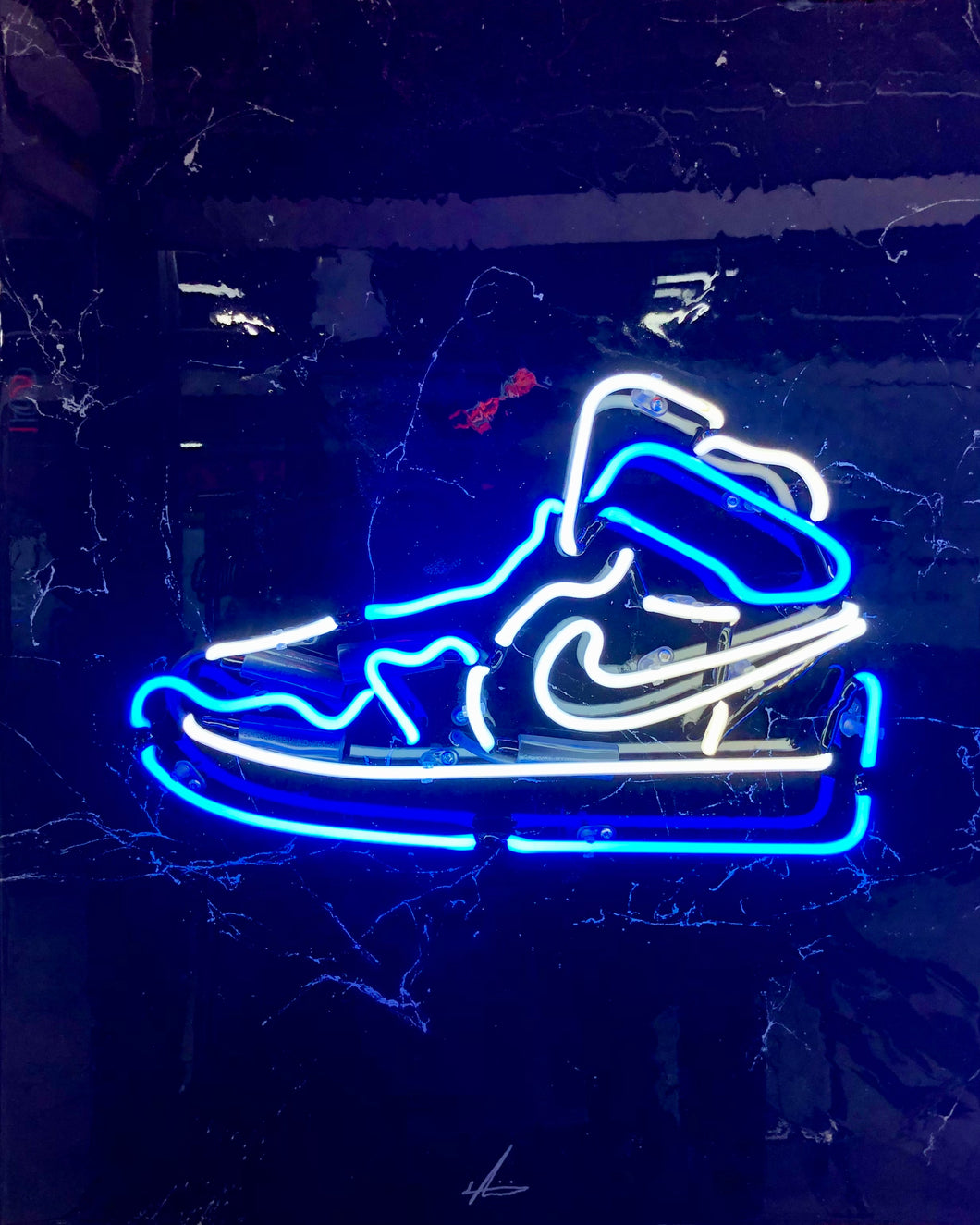 Neon Jumpman (Blue)