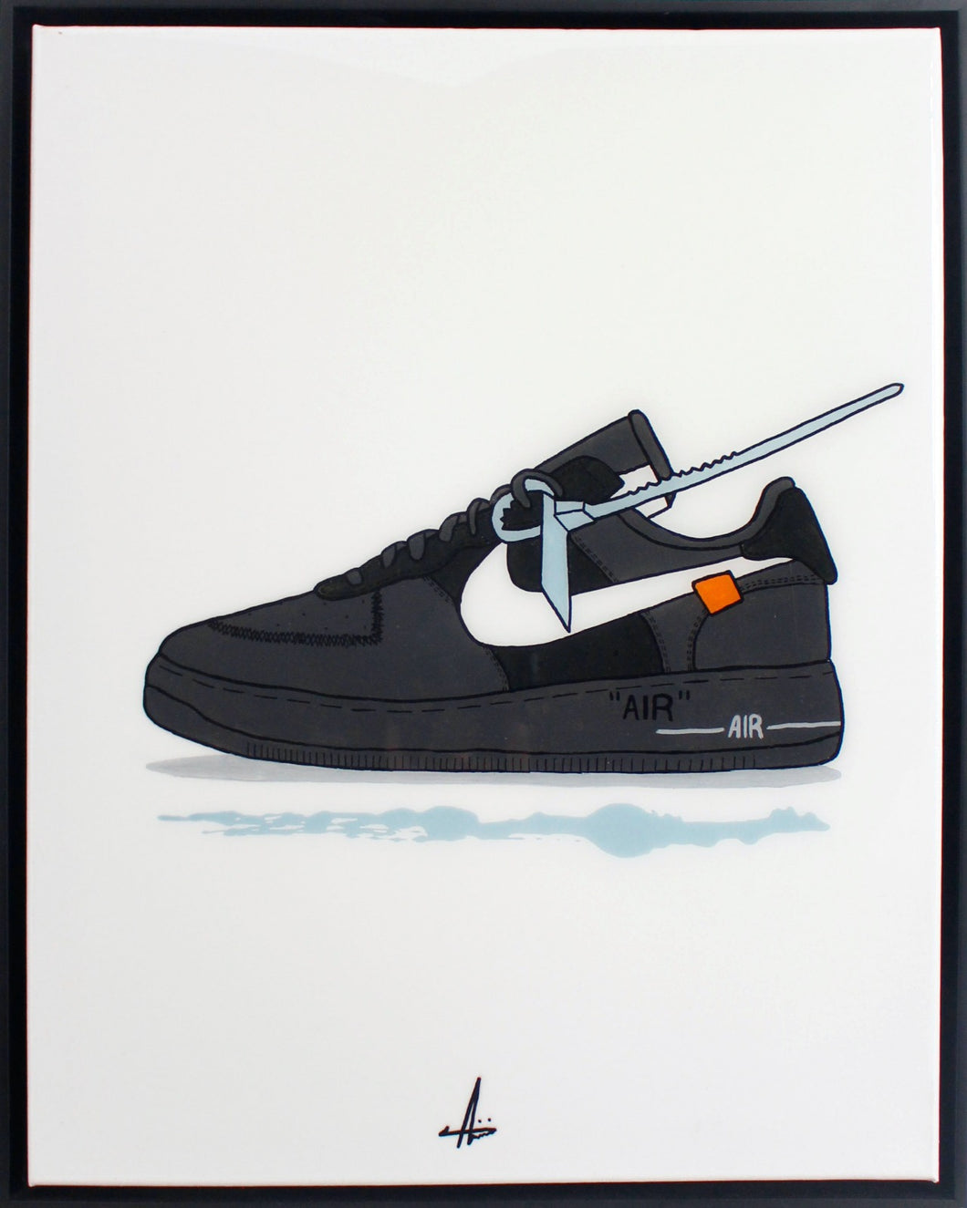 Virgil Abloh x AF1 Black